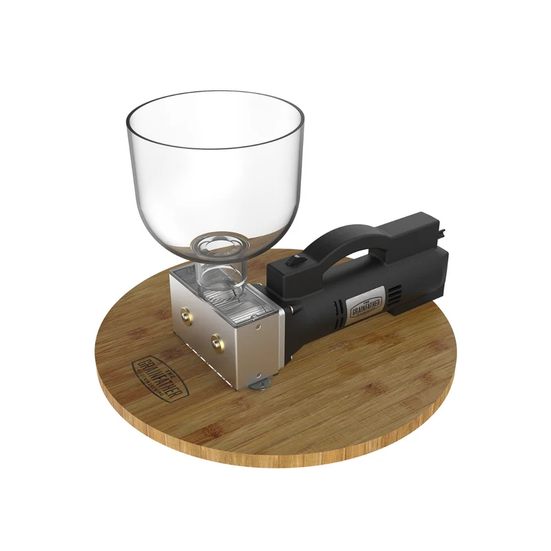 Electric Grain Mill + Bamboo Mounting Board