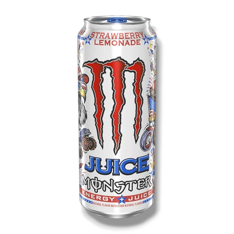 Monster Energy Juice Strawberry Lemonade 473 ml – USA Import