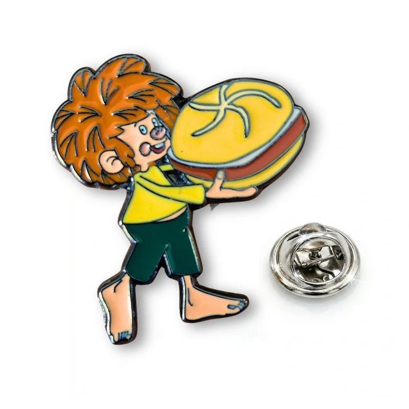 ®Pumuckl Pin "Leberkassemmel"