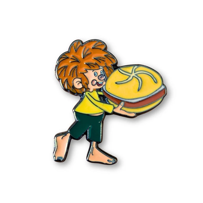 ®Pumuckl Pin "Leberkassemmel"