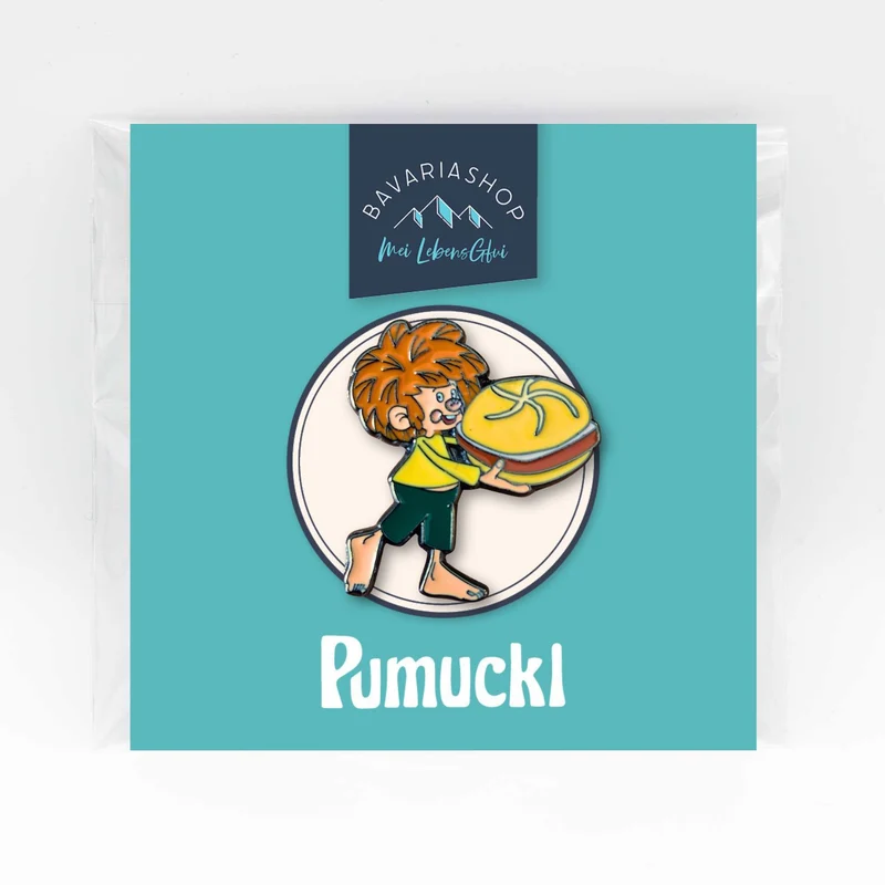 ®Pumuckl Pin "Leberkassemmel"
