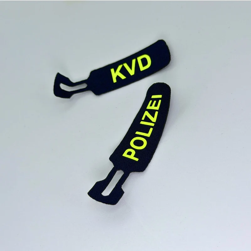 Tactical Zipper Pull Blutgruppe 2er Pack