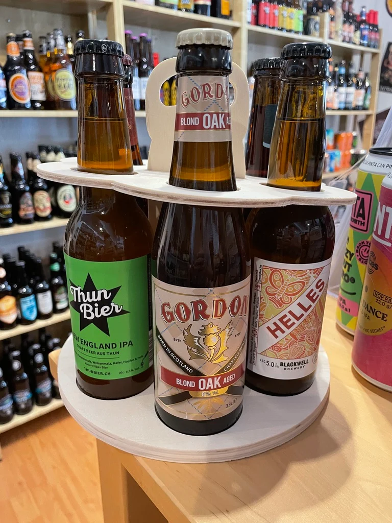 Sixpack aus Holz (33cl)