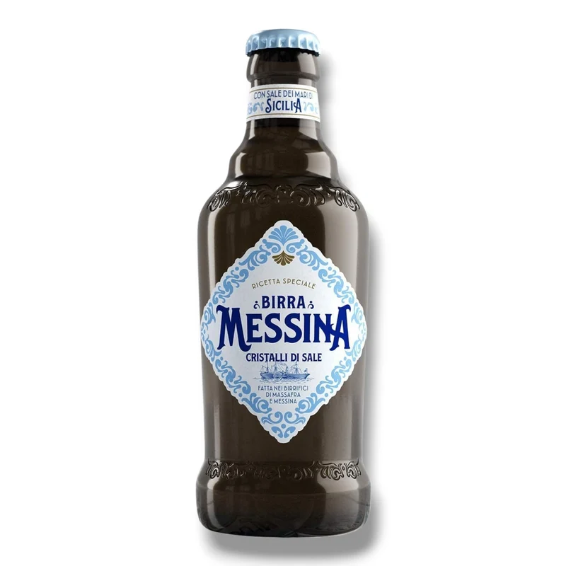 Birra Messina Cristalli di Sale 0,5l – Italienisches Lagerbier mit Meersalz