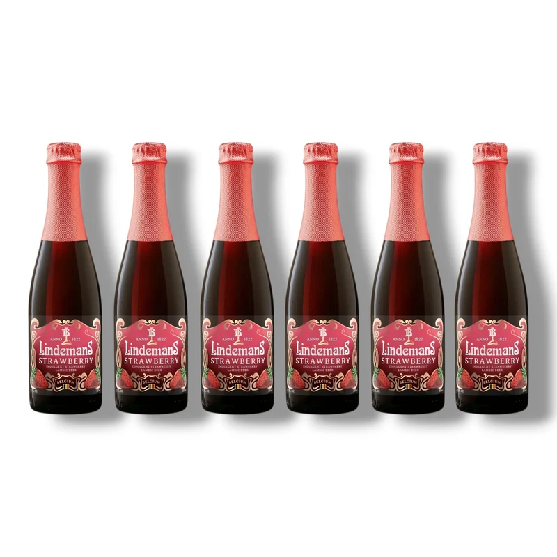Lindemans Strawberry Lambic 0,25l – Belgisches Fruchtbier 3,5% Vol.