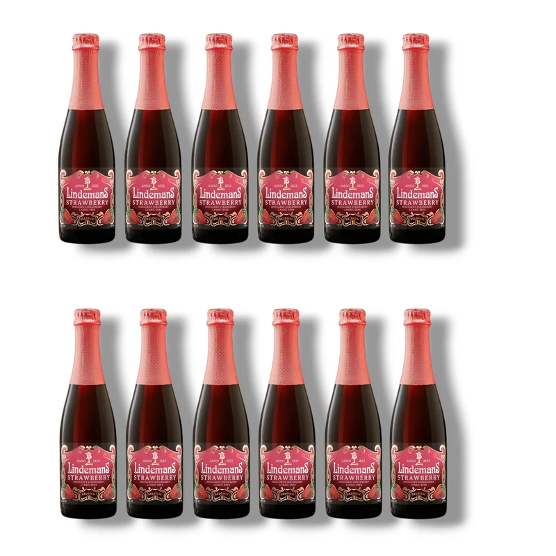 Lindemans Strawberry Lambic 0,25l – Belgisches Fruchtbier 3,5% Vol.