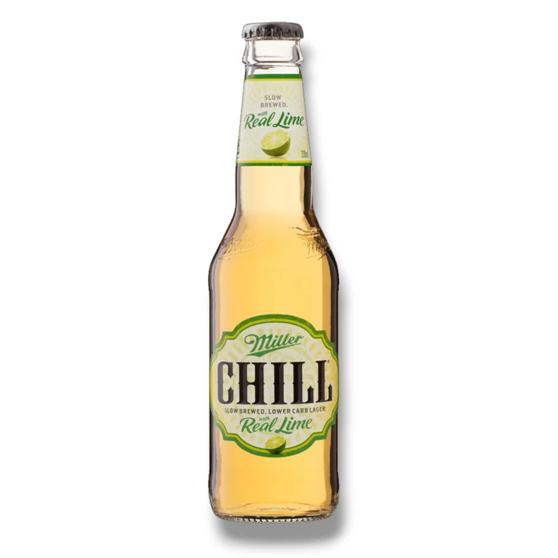 Miller Chill Real Lime 0,33l – Bier mit Limette & Lower Carb 4,0 % Vol.