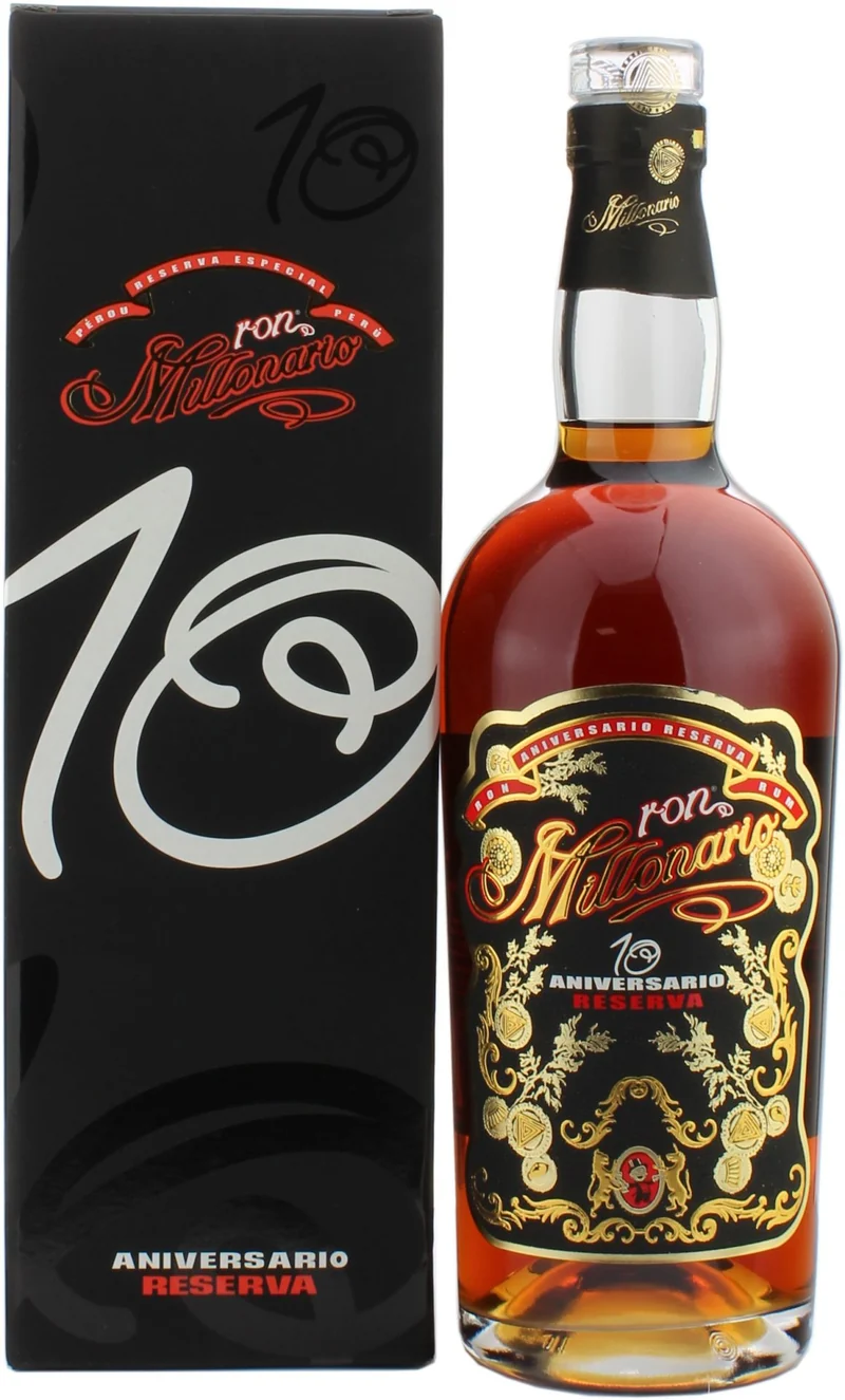 Ron Millonario 10 Jahre Anniversario Reserve 0,7l, alc. 40 Vol.-%