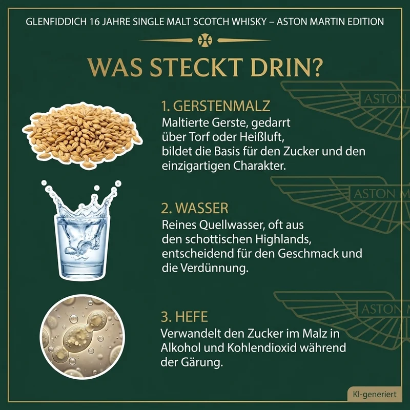 Glenfiddich 16 Jahre Aston Martin 2026 0,7l, alc. 43 Vol.-%