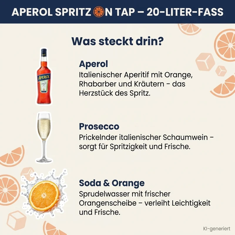Aperol Spritz 20l, alc. 9 Vol.-%