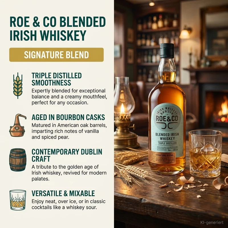 Roe & Co Signature Blend Irish Whiskey 0,7l, alc. 40 Vol.-%