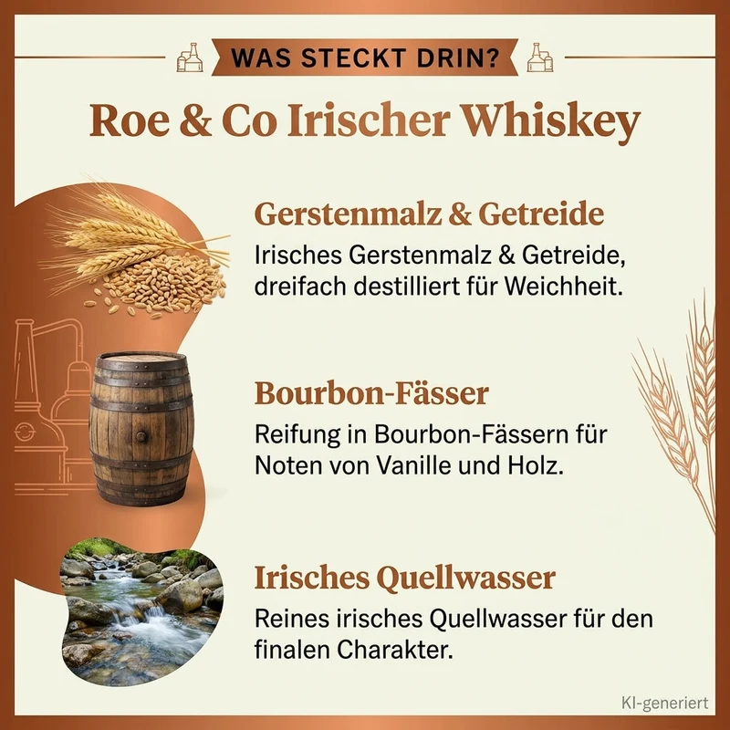 Roe & Co Signature Blend Irish Whiskey 0,7l, alc. 40 Vol.-%