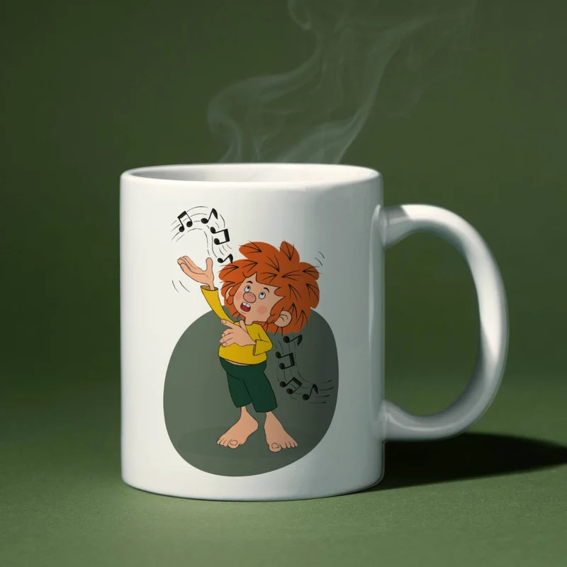 ®Pumuckl Tasse "Musik"