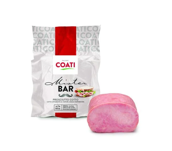 PROSCIUTTO COTTO MISTER BAR PROSCIUTTO COTTO contiene acqua aggiunta mediPeso medio 3,50 kg