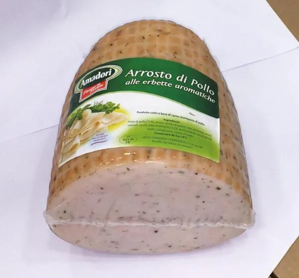 Amadori Arrosto di Pollo alle Erbe Peso medio 3,10 kg