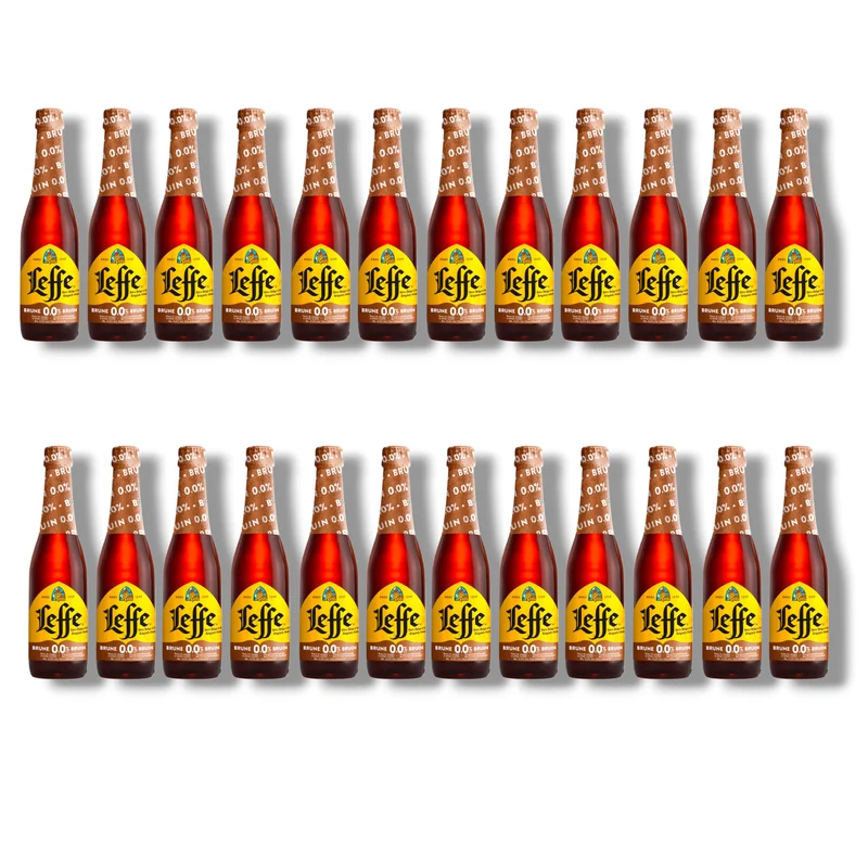 Leffe Brune 0,0 % – Alkoholfreies Abteibier 0,33l