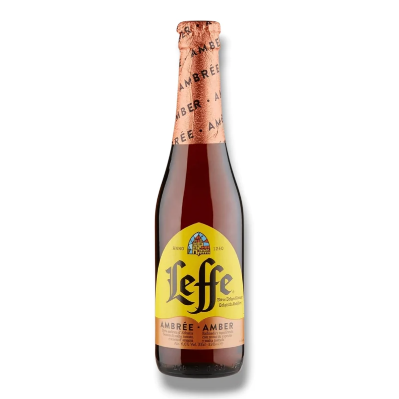 Leffe Ambrée 0,33l – Belgisches Amberbier 6,6 % Vol.