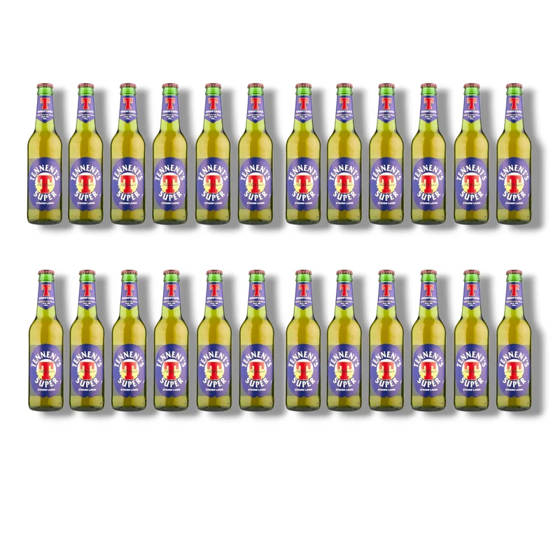 Tennent’s Super Strong Lager 0,33l – Starkes Lagerbier mit 9% Vol.