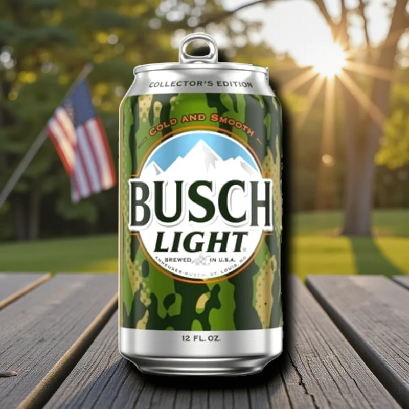 Busch Light 0,35l – Leichtes amerikanisches Lagerbier 4.1 % Vol.- Collectors Edition