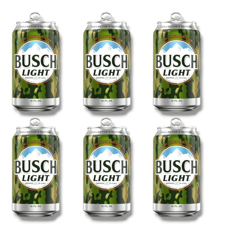 Busch Light 0,35l – Leichtes amerikanisches Lagerbier 4.1 % Vol.- Collectors Edition