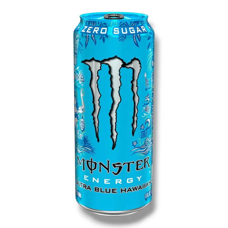 Monster Energy Ultra Blue Hawaiian 473 ml – Zero Sugar USA Import