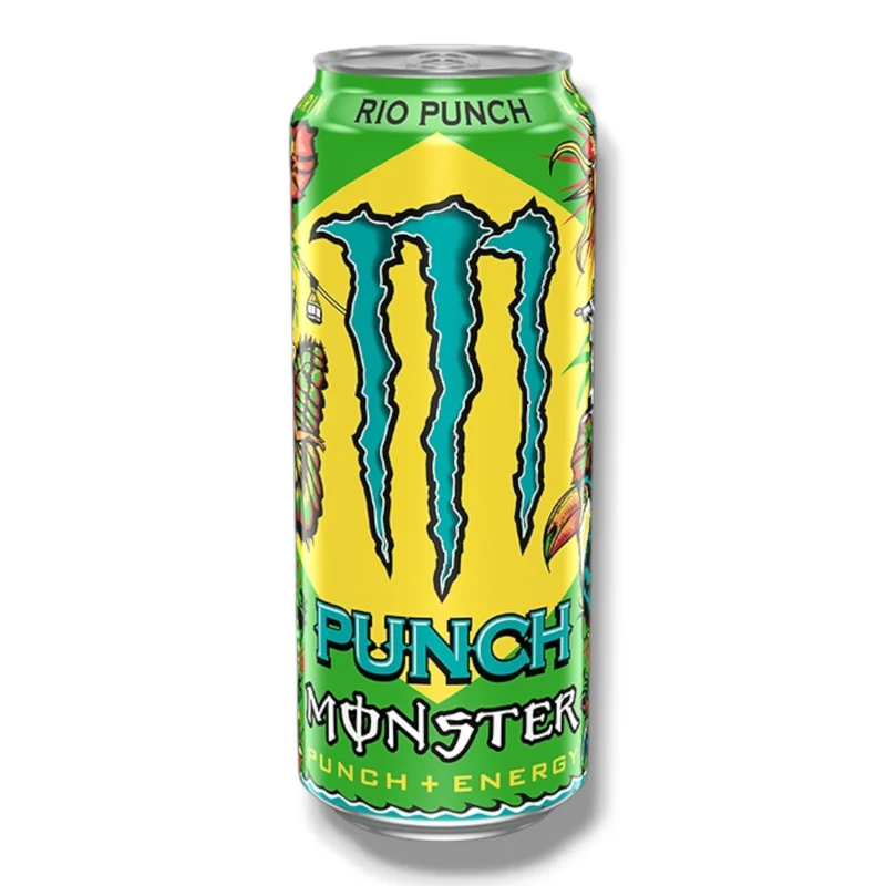 Monster Energy Rio Punch 0,5l– Tropischer Energy Drink