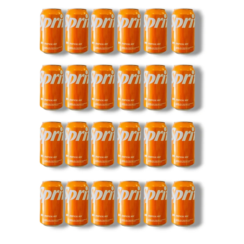 Sprite Tropical Mix 0,35l – Erfrischungsgetränk mit tropischem Fruchtmix