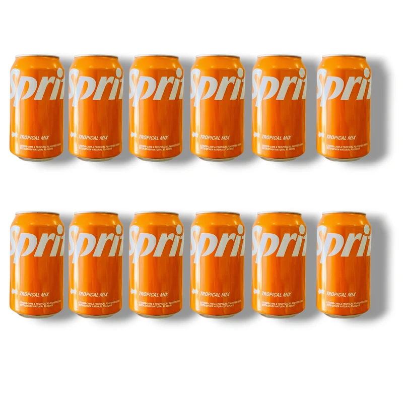 Sprite Tropical Mix 0,35l – Erfrischungsgetränk mit tropischem Fruchtmix
