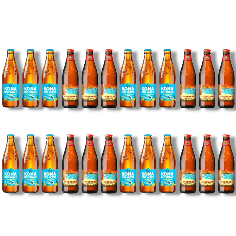Kona Bierset 0,35l– Longboard Lager & Big Wave Golden Ale