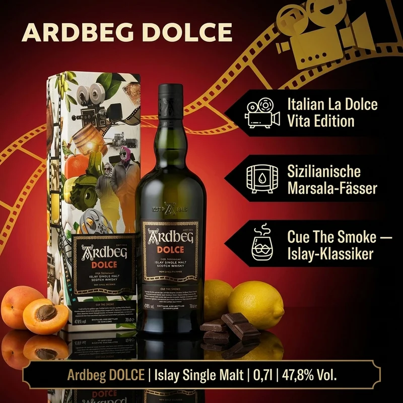 Ardbeg Dolce 0,7l, alc. 47,8 Vol.-%