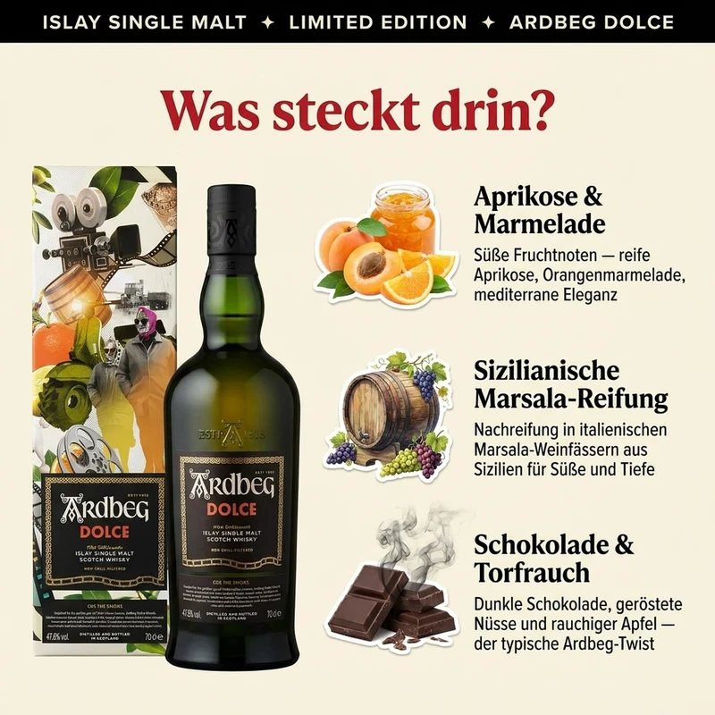 Ardbeg Dolce 0,7l, alc. 47,8 Vol.-%