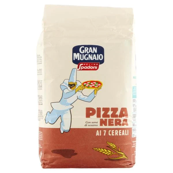 Molino Spadoni Gran Mugnaio Pizza Nera ai 7 Cereali 1000 gf