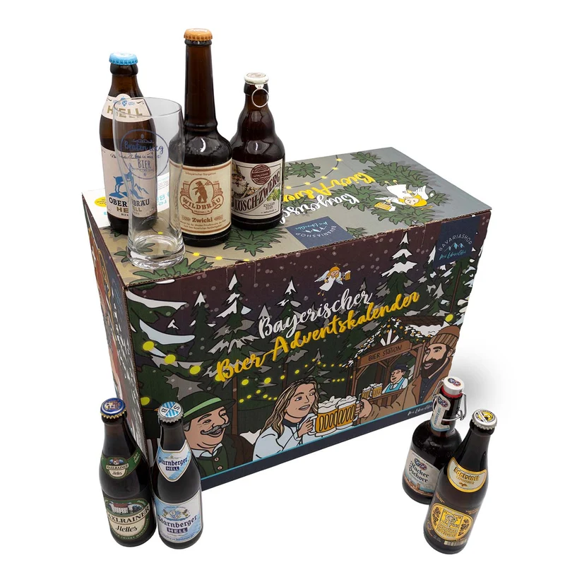 Bayerischer Bier Adventskalender Märchenwald