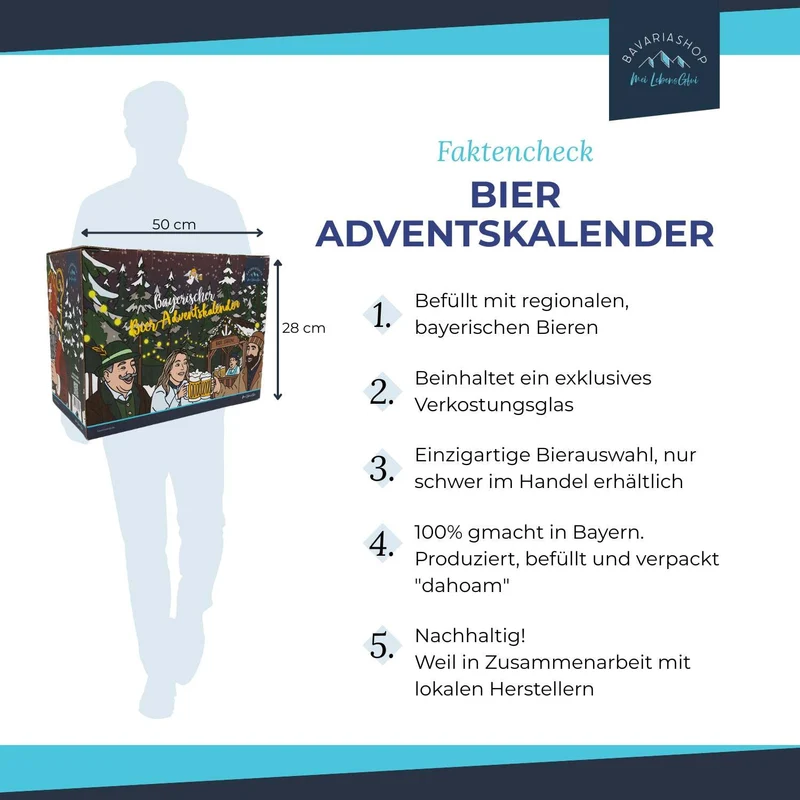 Bayerischer Bier Adventskalender Märchenwald