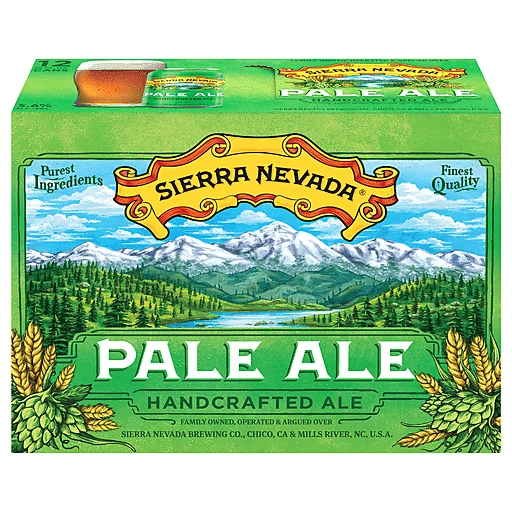 Sierra Nevada Pale Ale 355 ml – Handcrafted Pale Ale mit 5,6 % Vol.
