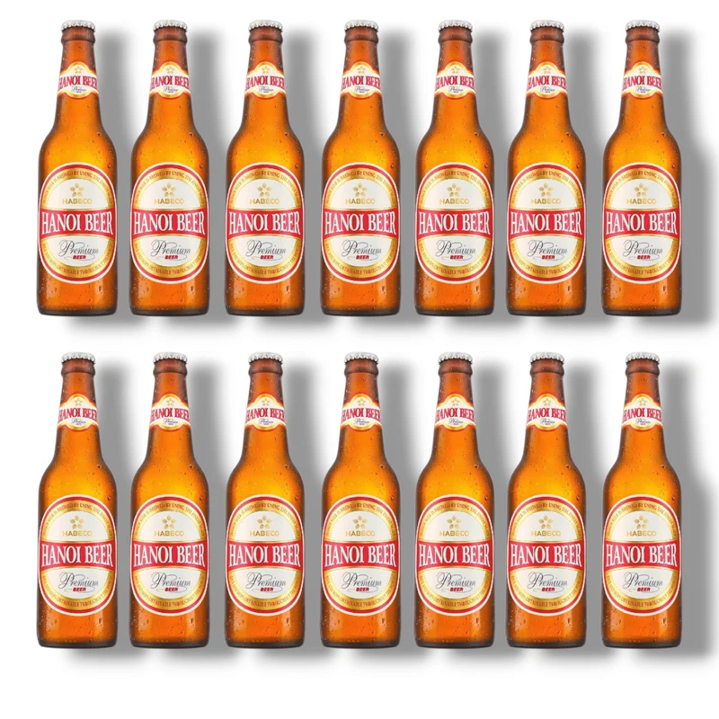 Hanoi Bier 0,33l– Frisches Premium Lagerbier aus Vietnam