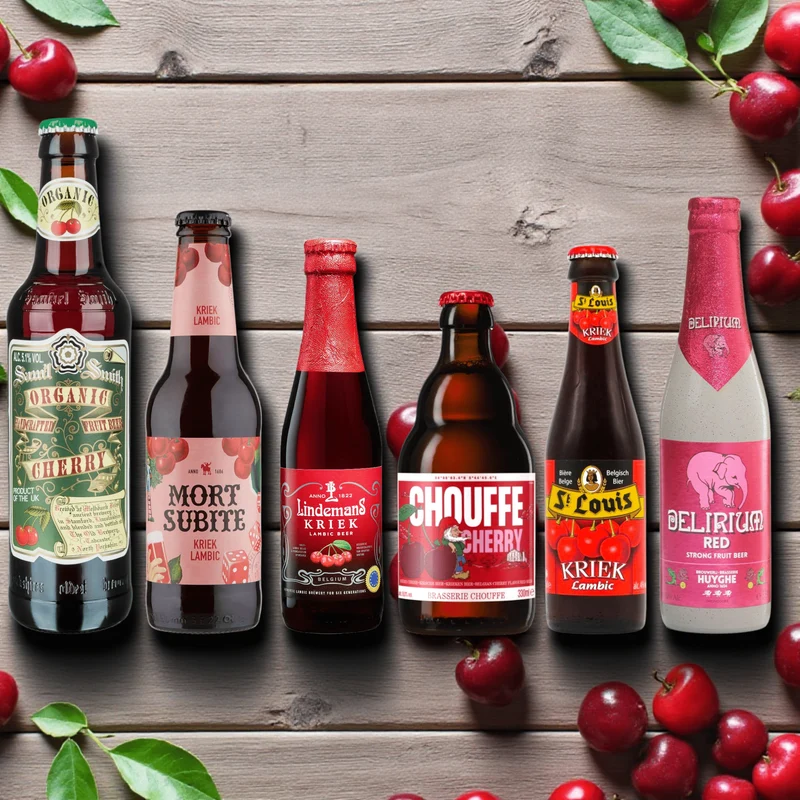 Kirschbier Probierpaket – 6 fruchtige Spezialitäten aus Europa