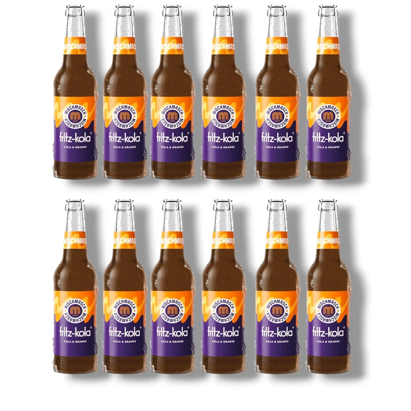 Fritz-Kola Mischmasch – Herbe Kola mit spritziger Orangennote