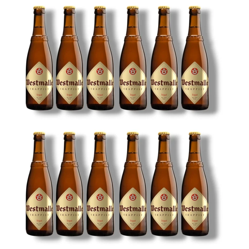 Westmalle Tripel 0,33l– Belgisches Trappistenbier 9,5 % Vol.