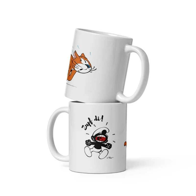 ®Die Schlümpfe Tasse "Zupf di!"