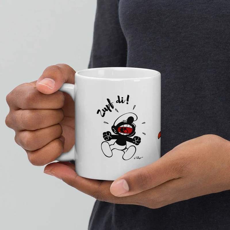 ®Die Schlümpfe Tasse "Zupf di!"