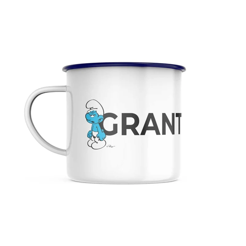 ®Die Schlümpfe Emailletasse "Grantla"