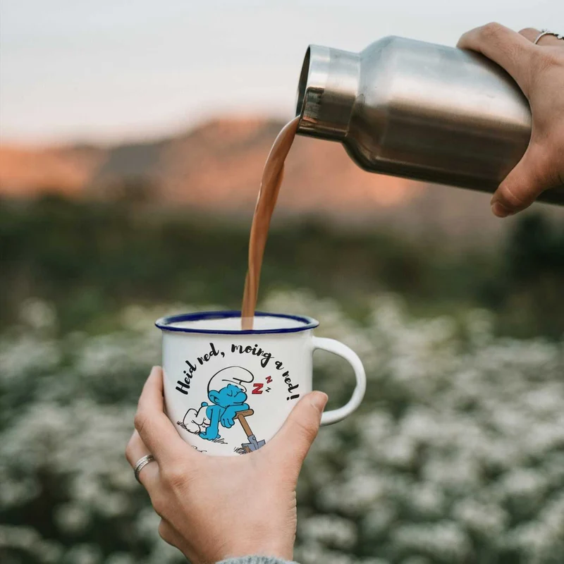 ®Die Schlümpfe-Tasse "Heid ned moing a ned"