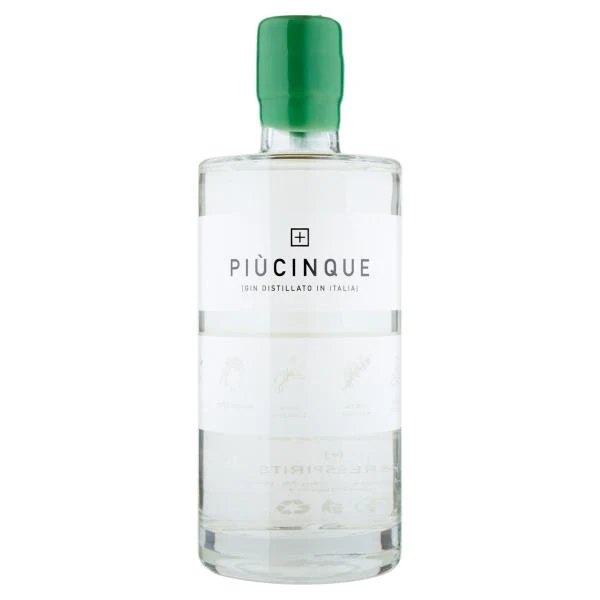 Piùcinque [ Gin Distillato in Italia ] 70 CL