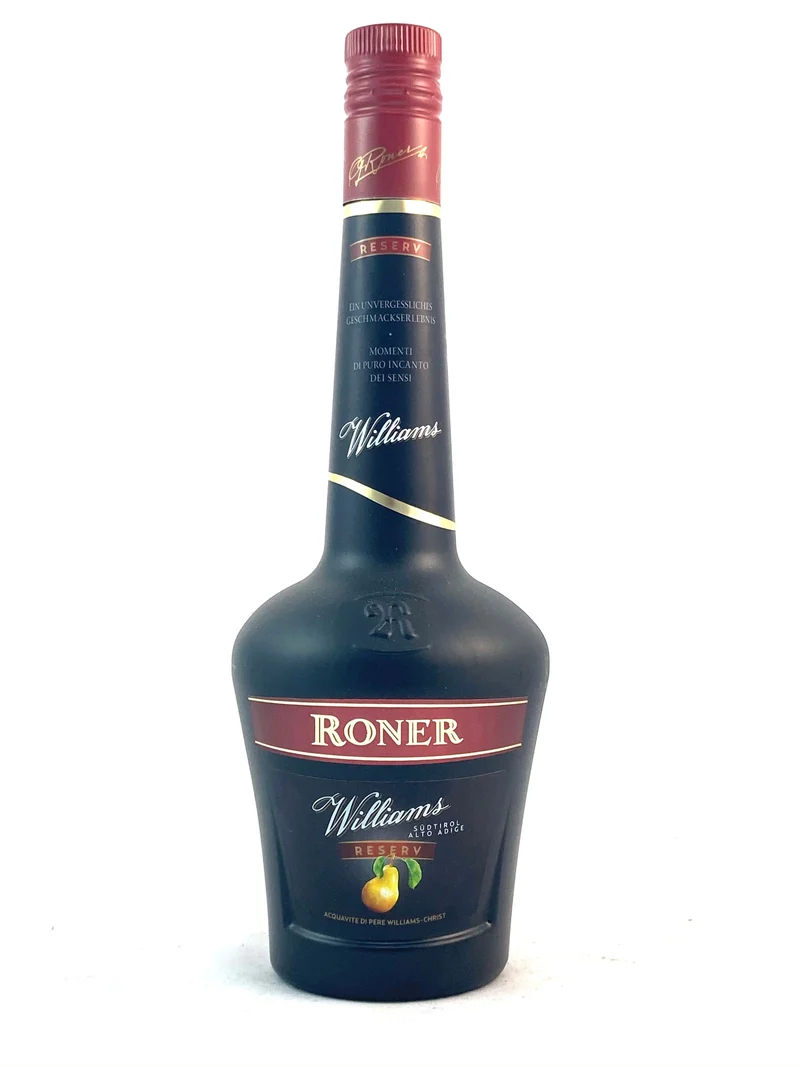 Roner Williams Reserv 0,7l, alc.42 Vol.-%, Italienischer Edelbrand
