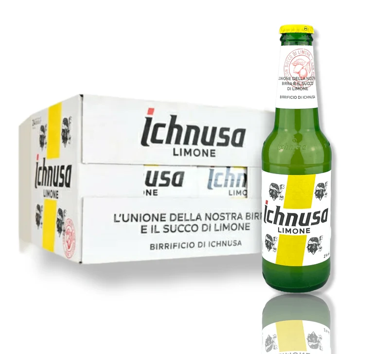 Ichnusa Limone Bier - Radler auf sardische Art mit 1,3% Vol.