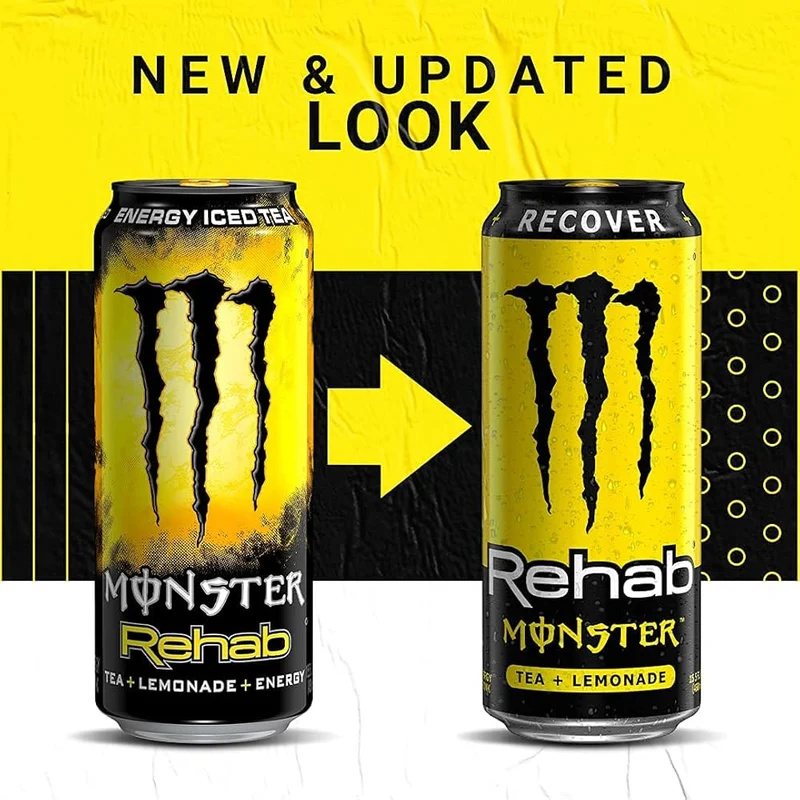 Monster Energy Rehab Tea & Lemonade 0,5l – Energy & Recovery Drink
