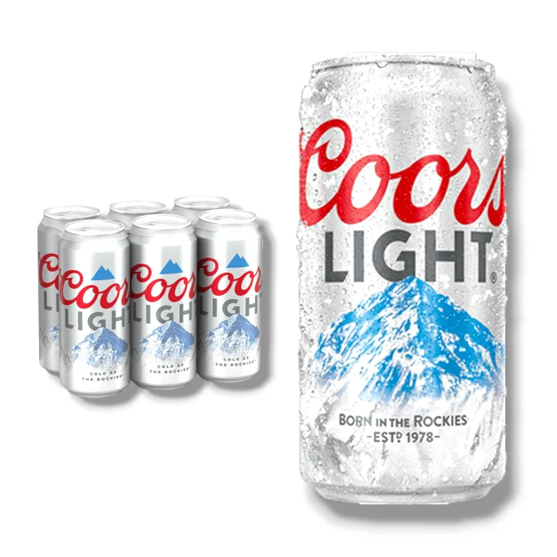 Coors Light 355 ml – Original US-Import 4,2 % Vol.