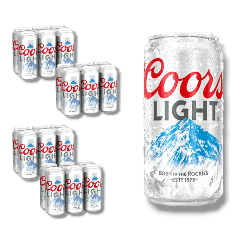 Coors Light 355 ml – Original US-Import 4,2 % Vol.