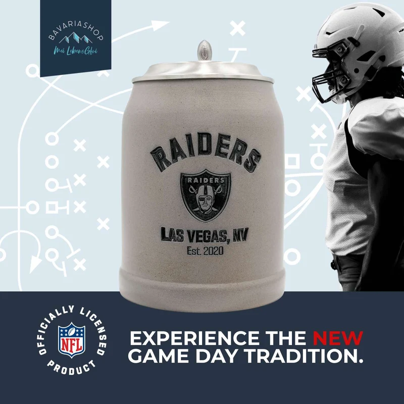 ®NFL PREMIUM Teamkrug "Las Vegas Raiders"